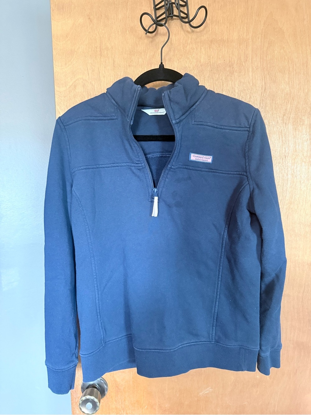 Vineyard Vines Kids Navy 1/4 Zip Pullover